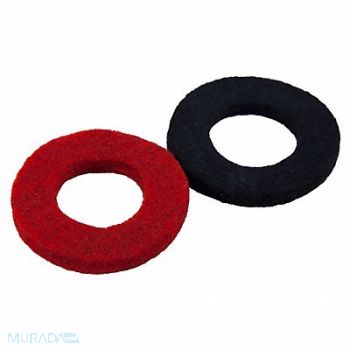 QUICKCABLE Protective Washer Black/Red Slide on PK2, 2FDY7