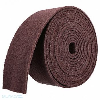 NORTON Non-Woven Roll Maroon 30 ft L 6 W, 804JM1
