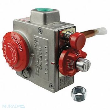 ROBERTSHAW Water Heater Control 1-1/4 L 160 Deg F, 66DC40