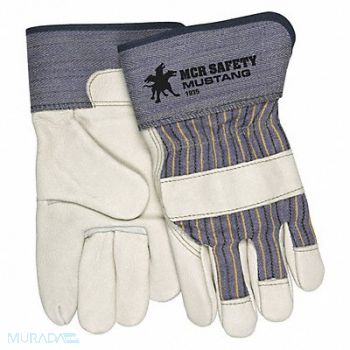 MCR SAFETY VF Lthr Palm Gloves W XL 36H985 PR, 66DD20