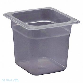 CAMBRO Food Pan Sixth Translucent PK6, 4UJX9