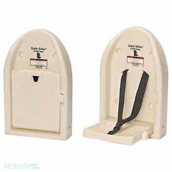 HOSPECO Baby Wall Seat White 13 1/4 in W, 1MDU8