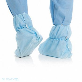 KIMTECH AnkleHighShoeCover AntiSkid Blue XL PK90, 803ZA6