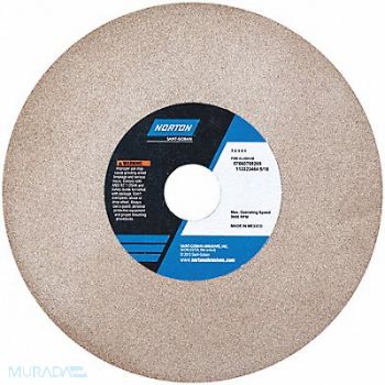 NORTON Grinding Wheel T1 7x1x1 100/120G Brown, 6A089