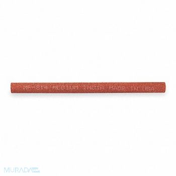 NORTON Sharpening File Rd A/O Orange/Brn Med, 6A449