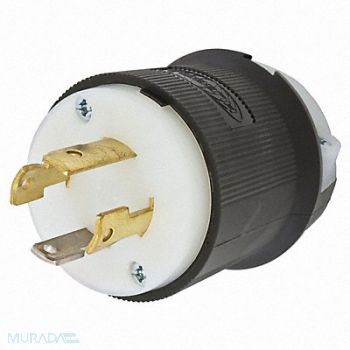 HUBBELL Plug 125/250VAC 30A L14-30P 3P 4W 1PH, 6A656