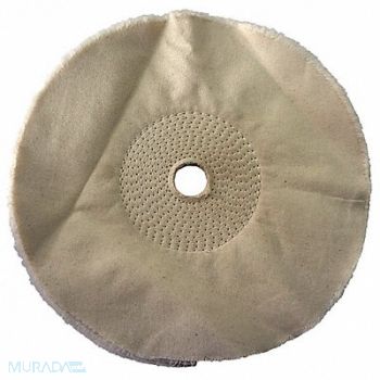 DAYTON Buffing Wheel Spiral Sewn 10 In Dia., 6A827