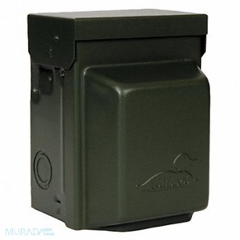 GE Power Outlet 5-20R2GFCI 5x7 120V 20A Grn, 6ADF8