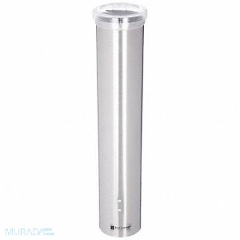 GRAINGER APPROVED Cup Dispenser 17 in H Silver, 6ADN9