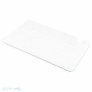 SAN JAMAR Cutting Board 12x18 White, 6ADR1