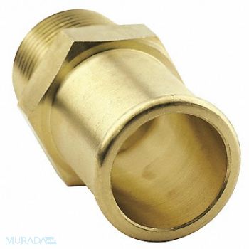 GRAINGER APPROVED Beaded Fitting Brass 3/4 NPTx1 Barb, 6AFJ5