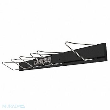 POWER DRIVE V-Belt Wall Rack 36In L w/Six 6In Hooks, 6AGK5