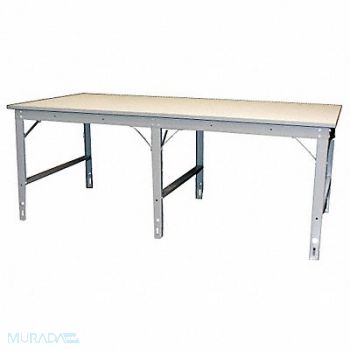 PHILLOCRAFT Adj Work Table Starter Lam 96 W 78 D, 6AJP7