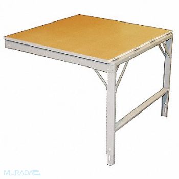 PHILLOCRAFT Adj Work Table Add-On Prtclbrd 48 W 36 D, 6AJT0