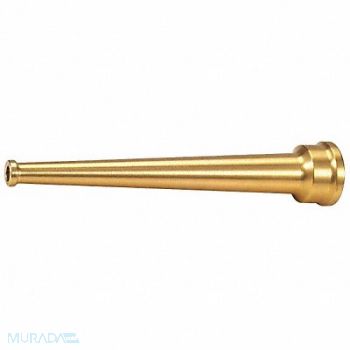 GRAINGER APPROVED Fire Hose Nozzle Constant On Brass, 6AKC4