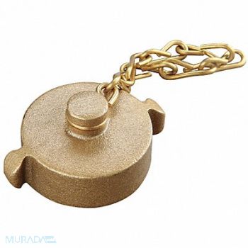 GRAINGER APPROVED Hydrant Cap Female Brass NPSH, 6AKE0