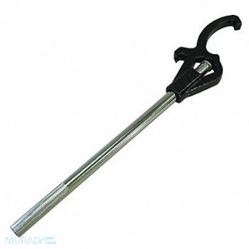 MOON AMERICAN Adj. Storz Hydrant Wrench 18 L Steel, 6ANV0