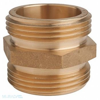 MOON AMERICAN Fire Hose Adapter Straight NHxNH, 6ANX5