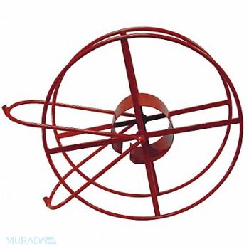 MOON AMERICAN Fire Hose Reel Red 24 Dia., 6APE5