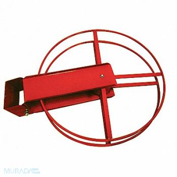 MOON AMERICAN Fire Hose Reel Red 24 Dia., 6APE3