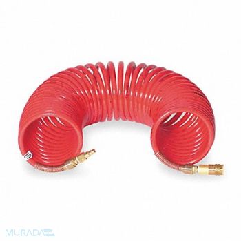 BULLARD Coiled Airline Hose 50 ft L Nylon, 6AW41