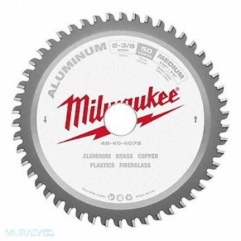 MILWAUKEE Circular Saw Blade Blade Dia 5-3/8 in., 6AWL1