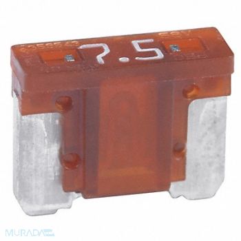 BUSSMANN Automotive Fuse 7-1/2A Blade ATM-LP PK5, 6AYN2
