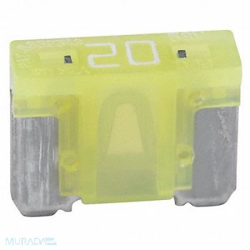 BUSSMANN Automotive Fuse 20A Blade ATM-LP PK5, 6AYN4