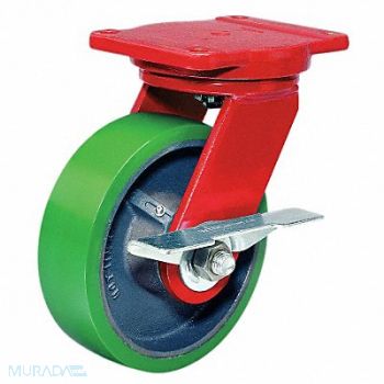 HAMILTON Standard Plate Caster Swivel 1400 lb., 6AZL0