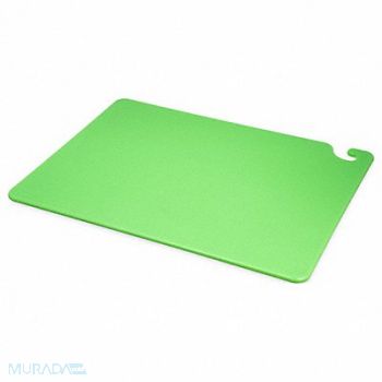 SAN JAMAR Cutting Board 18x24 Green, 6AZV4