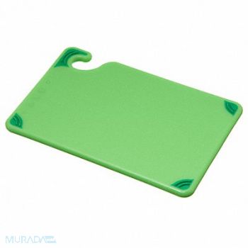 SAN JAMAR Cutting Board 6x9 Green, 6AZY5