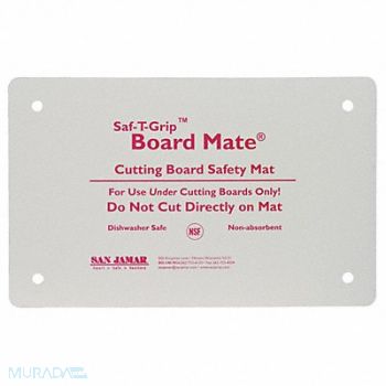 SAN JAMAR Cutting Board Mat 16x22 White, 6AZZ1