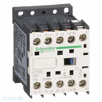 SCHNEIDER ELECTRIC IEC Mini Magnetic Contactr 110VAC 9A 1NO, 6B179