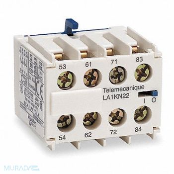 SCHNEIDER ELECTRIC IEC Contact Block 10A 4NO, 6B202