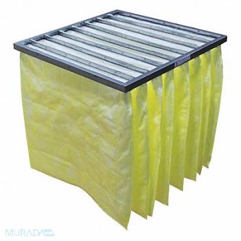 AIR HANDLER Pocket Air Filter 24x12x18 MERV 14, 6B669
