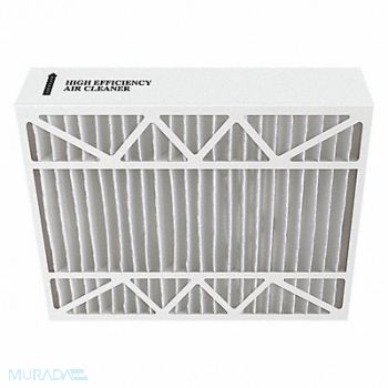 AIR HANDLER Furn Air Cleaner Filter MERV 8 20x20x5, 2EKL4
