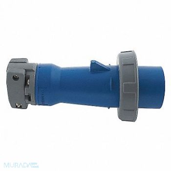 HUBBELL IEC Pin and Sleeve Plug 100 A Blue 3Pl, 6C556