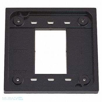 HUBBELL Receptacle Adapt Plate, 6C586