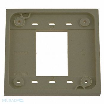 HUBBELL Receptacle Adapt Plate, 6C587