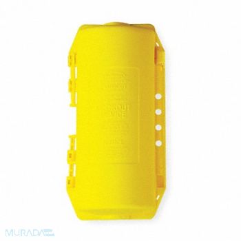 HUBBELL WIRING DEVICE-KELLEMS Plug Lockout Yellow 3/8In Shackle Dia., 6C648