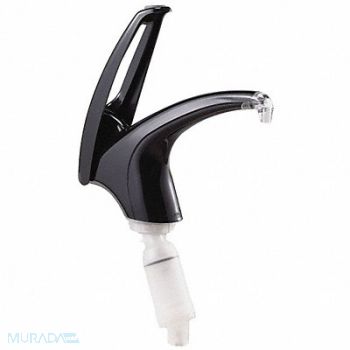 SAN JAMAR Condiment Pump Black, 6CAH2