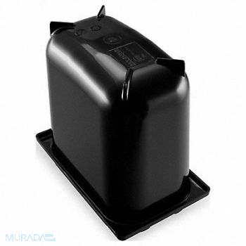 SAN JAMAR Fountain Jar 2 1/2 Quarts Black, 6CAJ1