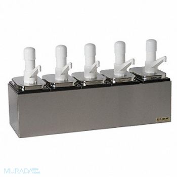 SAN JAMAR Condiment Center 8 3/4x8 1/2, 6CAJ2