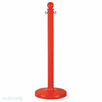 MR. CHAIN E1218 Medium Duty Stanchion 40 in H Red PK6, 6CDR6