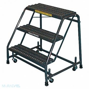 BALLYMORE Rolling Ladder Steel 28-1/2 In.H, 9DN67