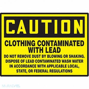 ACCUFORM Safety Label 3.5in x 5in Vinyl PK5, 6CGK3