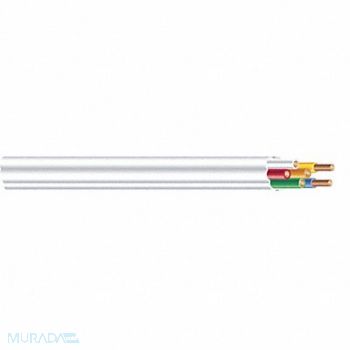 SOUTHWIRE T-Stat Cbl 6 Cond 18AWG Comm Wht 250ft, 6CGV3