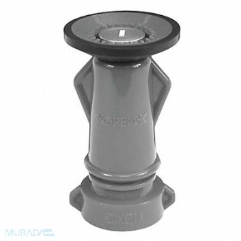 DIXON VALVE COUPLING Fire Hose Nozzle 1 in Red, 6CLW0