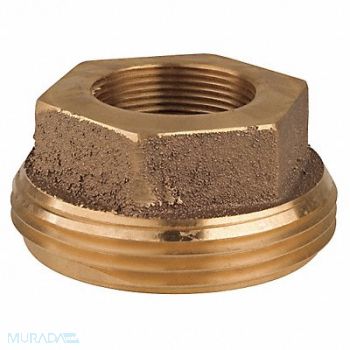 DIXON VALVE COUPLING Fire Hose Adapter Straight NPTxNH, 6CLW6