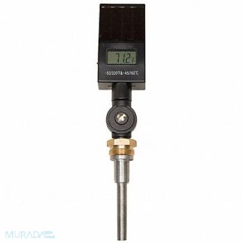 GRAINGER APPROVED Digital Thermometer Insert 2.5 L ABS, 6CMZ2